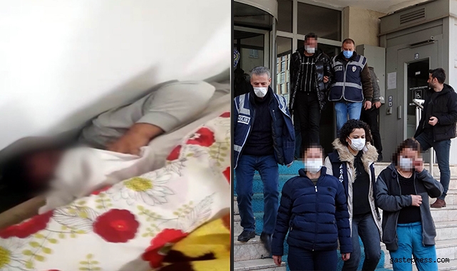 Polise yakalanmamak için kanepe ile duvar arasına saklandı!