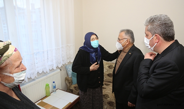 Şehit Eren'in annesine taziye ziyareti!