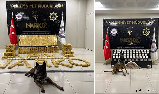 Van'da 347 kilo eroin ele geçirildi!