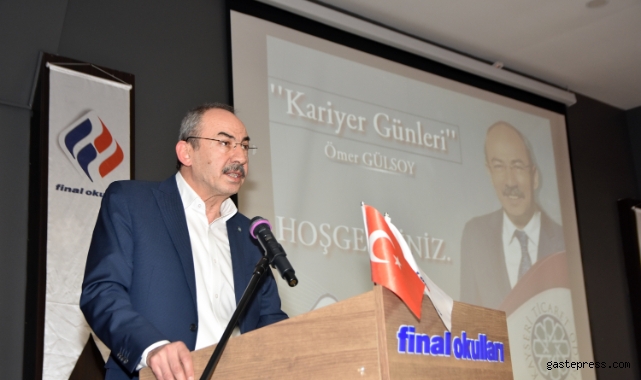 Başkan Gülsoy, tecrübelerini öğrencilerle paylaştı!