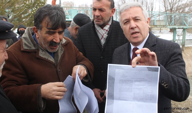 CHP Kayseri Milletvekili Arık; "Irmak Hes'e Akacak Çiftçi Bakacak" dedi!
