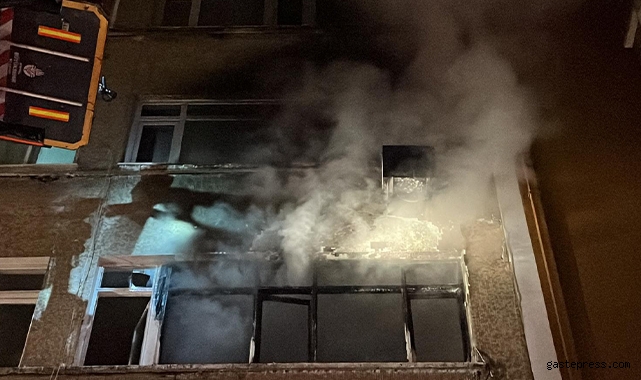 İstanbul Şişli’de korkutan yangın!