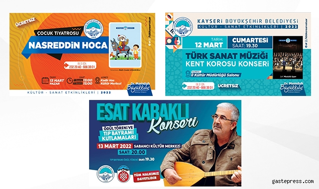 Kayseri Büyükşehir'den "Kültür Sanat" Rüzgarı!