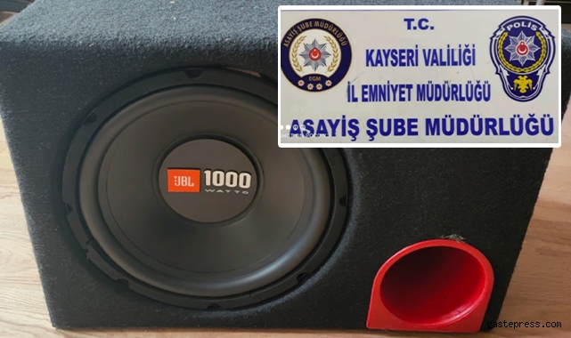 Kayseri'de Hırsızlık şüphelileri yakalandı!