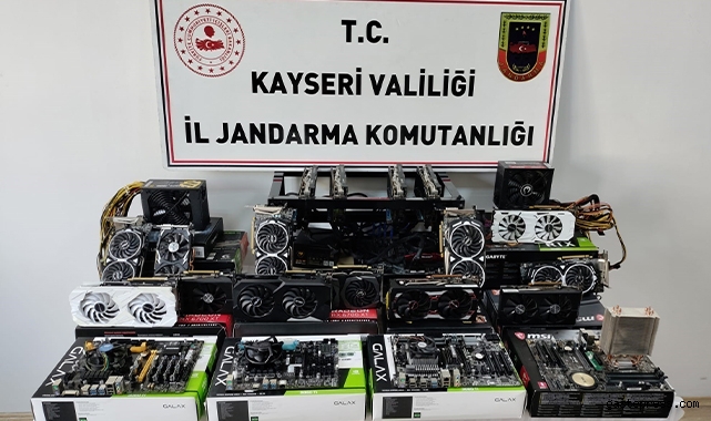 Kayseri’de kaçak kripto para üretimi yapan 2 kişi yakalandı!