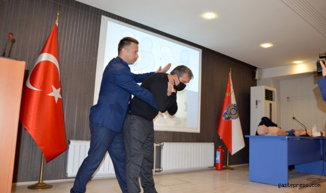 Kayseri emniyetine ilk yardım eğitimi!