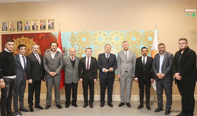 Kayseri Yozgatlılar Federasyonu'ndan Mehmet Özhaseki'ye ziyaret