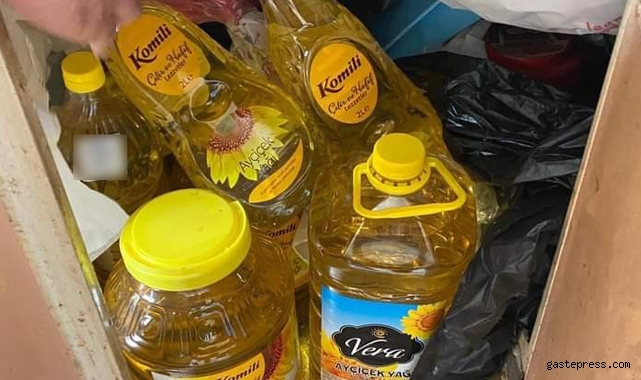 Market deposu değil, yardım isteyen şahsın evi!