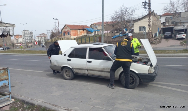 Oto hırsızlığının önlenmesi için uygulama yapıldı!