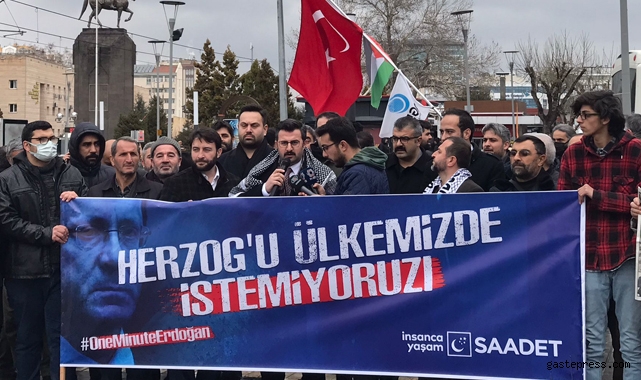Saadet Partisi Kayseri İl Başkanı Baki Coşkun; "Katil Herzog'u Ülkemizde Görmek İstemiyoruz"