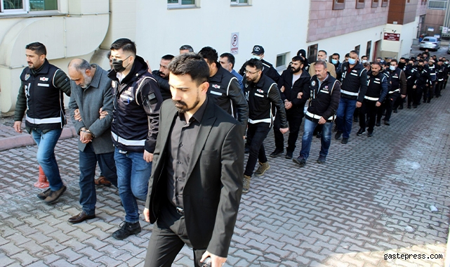 Suç örgütü operasyonunda 24 kişi tutuklandı!