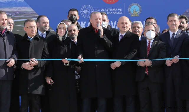 Tokat Havalimanı açıldı Cumhurbaşkanı Erdoğan'dan mesajlar!