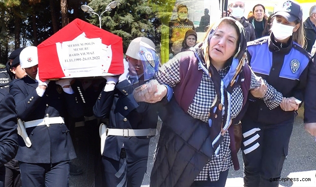 Trafik kazasında hayatını kaybeden polis ve eşi törenle memleketlerine uğurlandı!