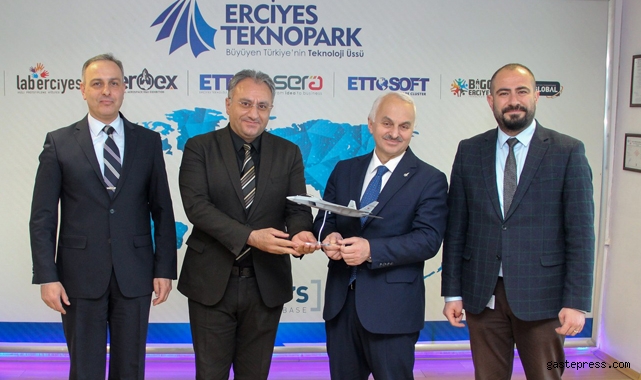 Tusas Genel Müdürü Temel Kotil Erciyes Teknopark Ziyaret Etti!