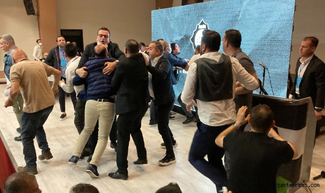 Altay'ın olağanüstü kongresinde yumruklaşma!