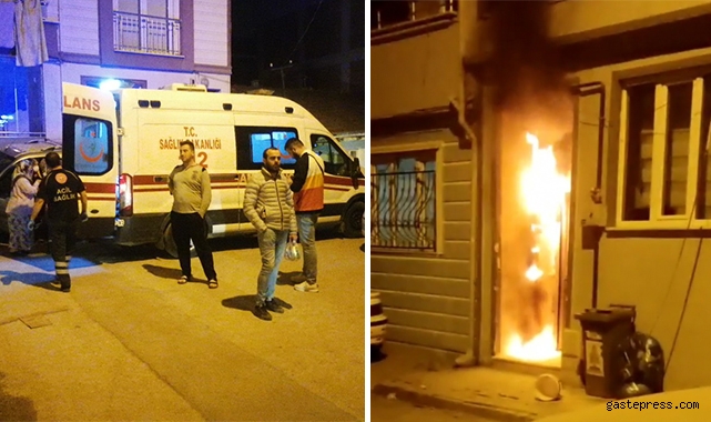 Apartman yangını mahalleliyi sokağa döktü!