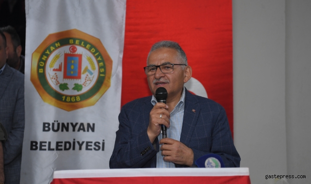 Başkan Büyükkılıç, Bünyan'da açılış yaptı, vatandaşlarla iftarda buluştu!