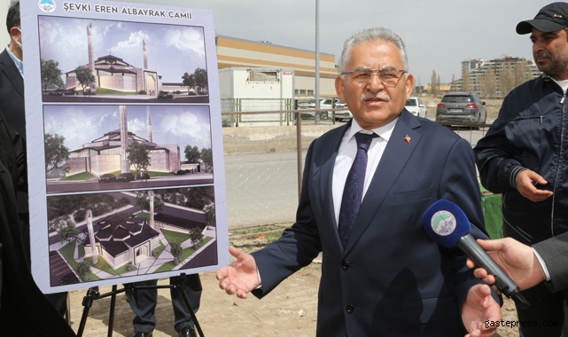 Büyükşehir ile hayırsever işbirliğinde yapılacak caminin temeli atıldı!
