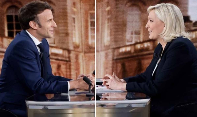 Fransa Cumhurbaşkanı Macron ve aday Le Pen arasında başörtüsü kavgası: Savaş çıkar!