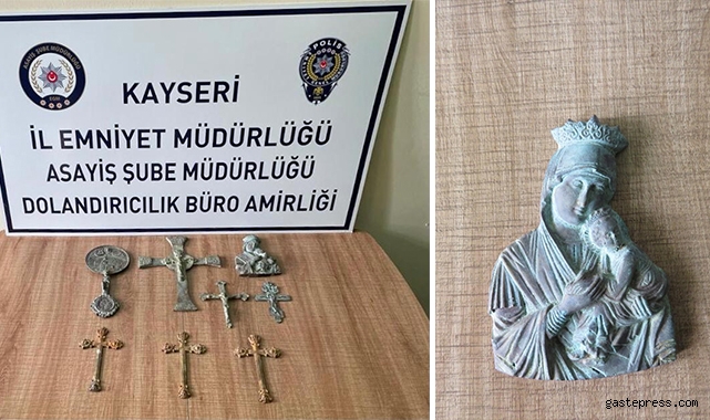 Güven timleri tarihi eser yakaladı!