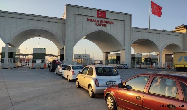İpsala sınır kapısında 3 kilometre alışveriş kuyruğu