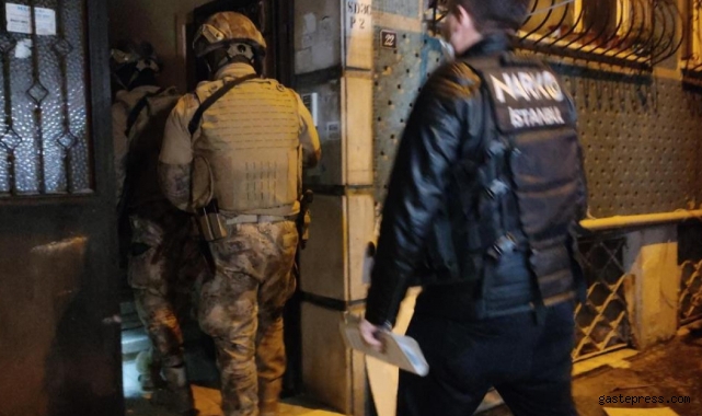 İstanbul'da şafak vakti narkotik operasyonu!