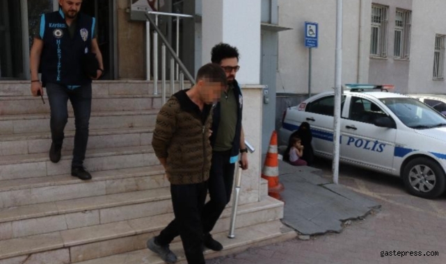 Kayseri'de boks makinalarından 16 bin TL çalan şahıs tutuklandı!