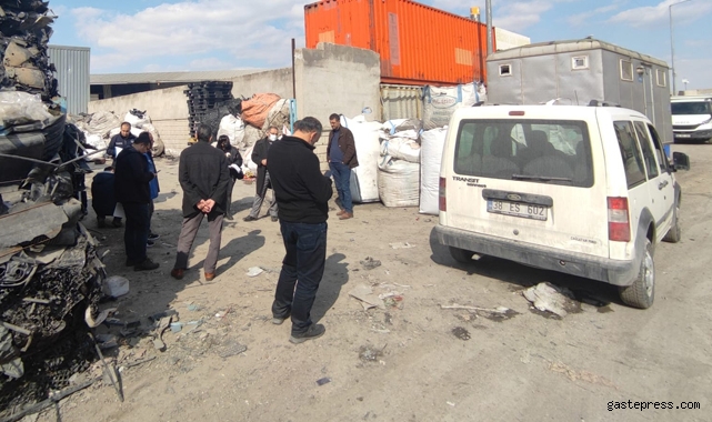 Kayseri’de hurdacı denetimi yapıldı!