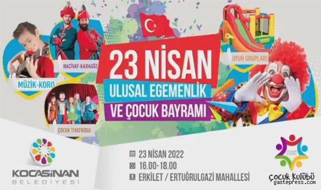 Kayseri Kocasinan'da dolu dolu 23 Nisan!