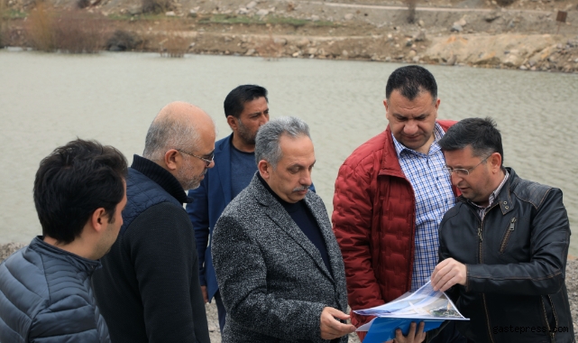 Kayseri Talas'ta Zincidere göletinde çalışmalar hızlandı!