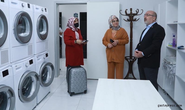 KAYÜ Rektöründen Memduh Başkan'a "Çamaşır Yıkama Merkezi" Teşekkürü!