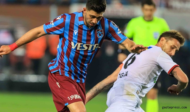 Lider Trabzonspor konuk ettiği Fatih Karagümrük ile 1-1 berabere kaldı!