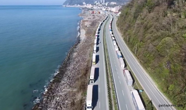 Sarp Sınır Kapısında tır kuyruğu!