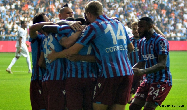 Trabzonspor, Adana Demirspor'u 3-1 mağlup etti!