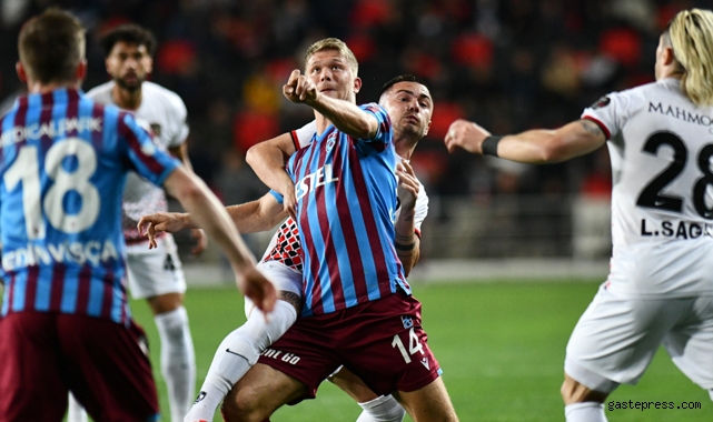 Trabzonspor, deplasmanda Gaziantep FK'yle 0-0 berabere kaldı!