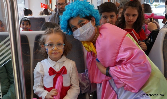 Ulaşım A.Ş.’den 23 Nisan’a özel çocuk treni!