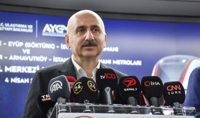 Bakan Karaismailoğlu, "Halkalı-İstanbul havalimanı metro hattında TBM çalışmaları tamamlandı"