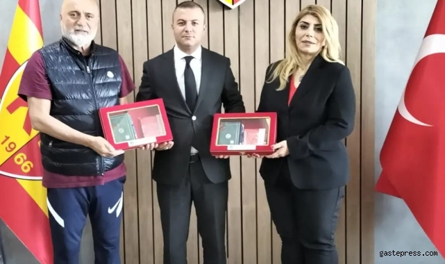 Başkan Çelik, final öncesi Kayserispor'u ziyaret etti!