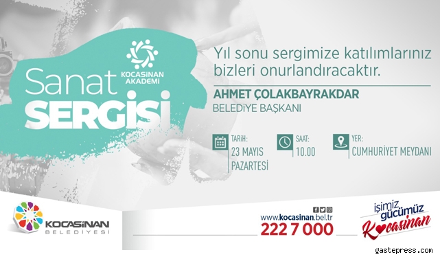 Başkan Çolakbayrakdar'dan Kocasinan Akademi'nin Yıl Sonu Sergisine Davet!