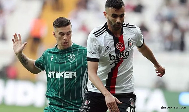 Beşiktaş sahasında Konyaspor'la 1-1 berabere kaldı!