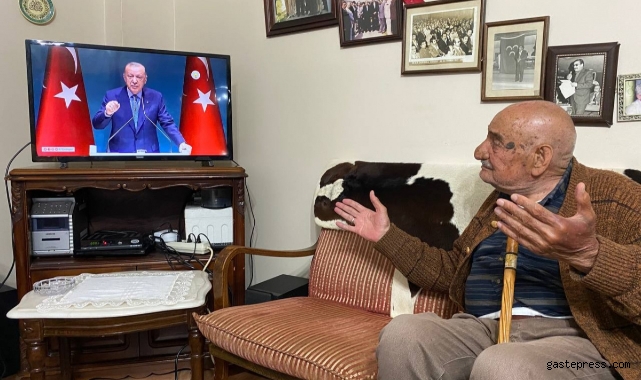 Boraltan Köprüsü faciasının 100 yaşındaki tanığı Bekir Doğan'dan Cumhurbaşkanı Erdoğan'a destek!