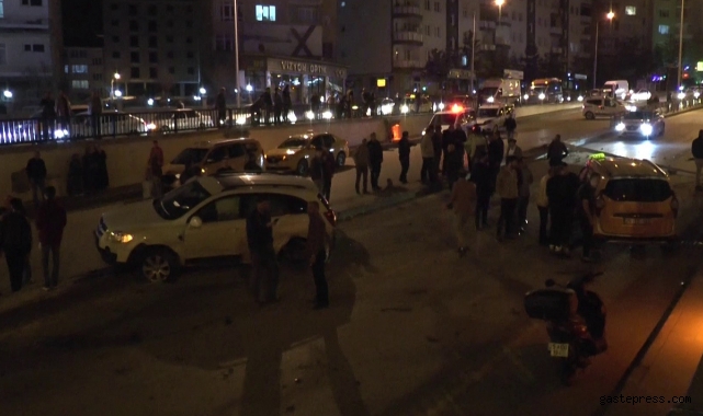 Erzurum'da zincirleme trafik kazası!