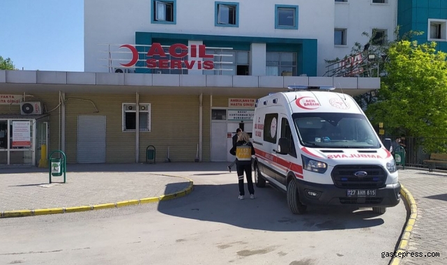 Hasta yakınları ambulansı kaçırmak istedi!