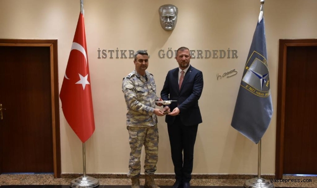 Kayseri Yozgatlılar Federasyonundan, Kayseri Garnizon Komutanı Hava Tuğgeneral Haldun Taşan'a ziyaret