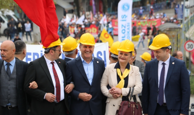 TDP Genel Başkanı Sarıgül, Zonguldak'ta 1 Mayıs kutlamalarına katıldı!