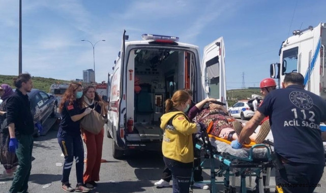 TEM'de zincirleme kaza: 10 yaralı!