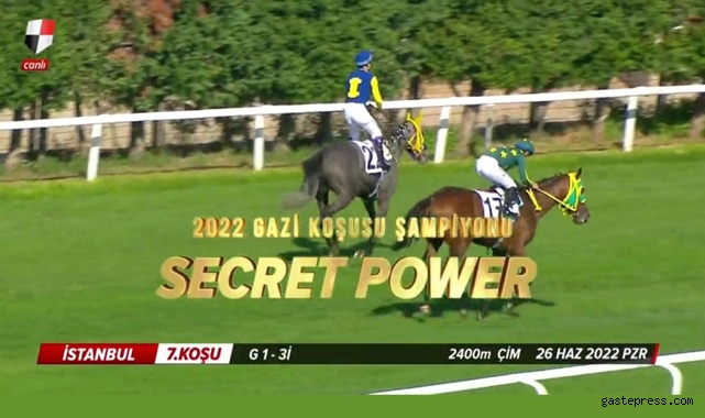 96. Gazi Koşusu'nu jokeyliğini Özcan Yıldırım'ın yaptığı Secret Power kazandı!