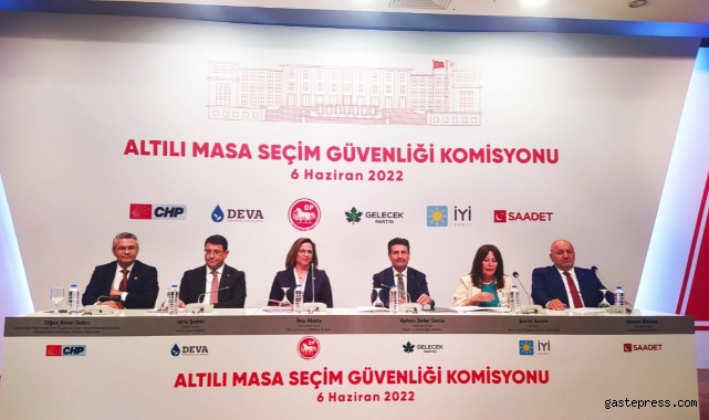 Altılı Masa Seçim Güvenliği Çalışma Raporunu Açıkladı!