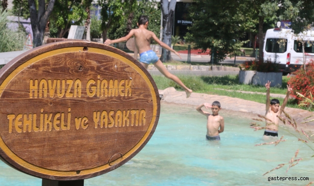 Antalya'da çocukların sus havuzunda tehlikeli serinliği!