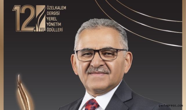Başkan Büyükkılıç, 2 ayrı proje ile 'Yılın Belediye Başkanı' ödülüne layık görüldü!